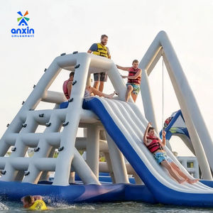 <span class=keywords><strong>Prix</strong></span> usine personnalisé parc aquatique flottant gonflable parc aquatique escalade toboggan jeu d'eau île équipement de jeu d'eau drôle - Product Image 2