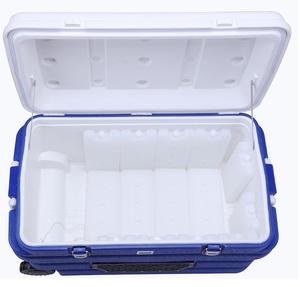 <span class=keywords><strong>Badu</strong></span> 90L/85QT boîte de refroidissement de glace de Camping de pêche en plein air grands refroidisseurs rotomoulés avec roues - Product Image 4