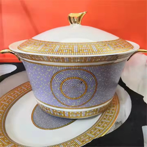 Varias especificaciones, fabricante de fábrica, soporte, vajilla, juegos de vajilla, obsequios, esmalte de cerámica contemporáneo para 6 personas - Product Image 5