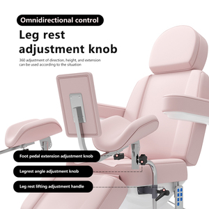 Ergonomic <b>Electric</b> Gynecology Treatment <b>Table</b> - Obstetric Delivery Bed with Foot Control for Clinic - Product Image 3