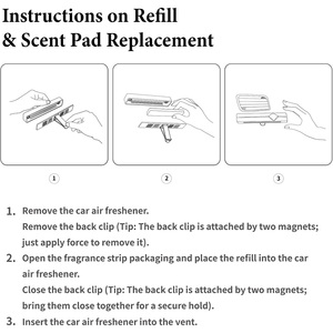 Elegante Ambientador Metálico para Coche con Clip de Ventilación, Precio Mayorista, Difusor de Aroma para Coche, Diseño de Lámina Metálica para Salida de Aire, Aromaterapia para Salida de Aire - Product Image 4