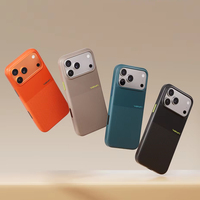 Étui de téléphone portable de luxe JOYPORODO B403 antichoc avec design antidérapant pour iPhone 15 16 17 Pro Max, étui magnétique en PC