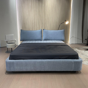 Gainsville đồ nội thất khách sạn hiện đại Home Villa đồ nội thất Vải Up-Holster giường di chuyển bedhead Vua kích thước giường cho phòng ngủ - Product Image 5