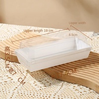 Boîtes à gâteaux en papier kraft avec logo personnalisé, carrées, pratiques pour les collations, boîte d'emballage pour biscuits