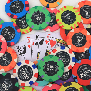 Bán Sỉ Chip Poker Bằng Gốm 39Mm Sang Trọng Bộ Monte Carlo 10G Tùy Chỉnh Logo Của Bạn Khắc Cho Trò Chơi Casino - Product Image 5