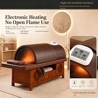 Table de massage automatique infrarouge sans fumée pour moxibustion, design chinois, pour salon commercial, éponge haute densité, entrepôt, école