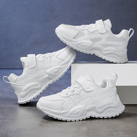 Nouveaux modèles automne-hiver, chaussures de course imperméables blanches décontractées pour garçons et filles, baskets de campus pour enfants