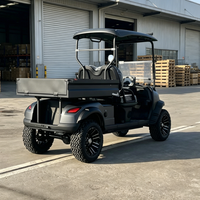 Voiture de golf électrique tout-terrain Rainbow 72V certifiée CE, freins à disque, personnalisable, 2 places avec compartiment arrière, 30 km/h, autonomie 70-90 km