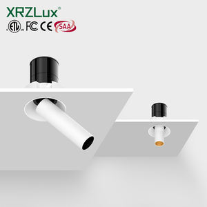 XRZLux 8W Downlight LED <span class=keywords><strong>Encastrable</strong></span> Sans Cadre Dimmable Intérieur Anti-Éblouissement Projecteur COB Rétractable Rotatif en Aluminium Angle de Faisceau 25° - Product Image 1