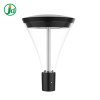 Luminarias LED de Poste para Jardín, Estilo Retro Europeo, de Alta Potencia (30W, 50W, 60W), de Aluminio, con Clasificación IP66, para Exteriores, Paisajismo y Jardinería