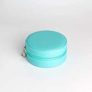 Personalized Customized Logo EQ Hot Selling High Quality PU Leather Zipper Closure Fashionable Graduation Travel Jewelry <b>Box</b> - Product Image 3