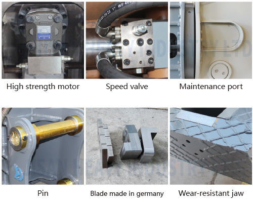 Heavy Duty Hydraulic Scrap Metal Sheet Cutting Demolition Eagle Shears 5