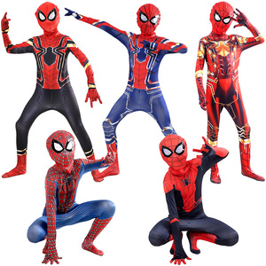 Disfraz de Halloween, Anime, Película, Cosplay de Superhéroe de TV, Spider-Man, Traje de Cuerpo Entero de Seda de Leche Superelástica para Adultos con Capucha - Product Image 2