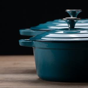 Casserole en fonte de qualité supérieure Masterclass, pot Coquete, four hollandais avec couvercle - Product Image 6