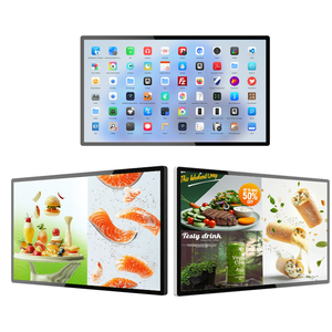 ตู้โฆษณาหน้าจอสัมผัส43นิ้วรีโมทคอนโทรลจอแสดงผลดิจิตอล4K ในร่มแบบโต้ตอบหน้าต่างเครื่องโฆษณา - Product Image 1
