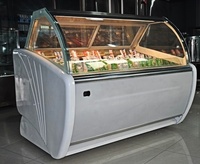 12 Casseroles Glace Congélateur en Lot de Crème Glacée Gelato congélateur en continu au meilleur prix