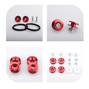 Fixations rapides universelles en aluminium JDM Rondelles d'aile de pare-chocs pour Honda pour <span class=keywords><strong>Civic</strong></span> pour Kia Mitsubishi Cars-Détachables - Product Image 2