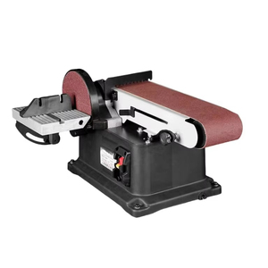 Máquina pulidora de disco portátil con banda para lijado y desbaste de madera con componente de motor central - Product Image 2