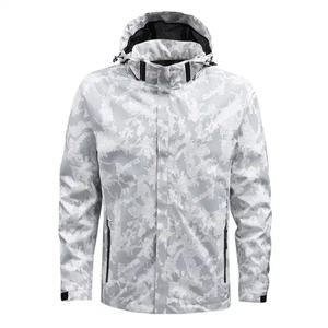 Veste coupe-vent à capuche vintage camouflage pour homme de haute qualité 2025, fermeture éclair, veste de golf d'extérieur - Product Image 1