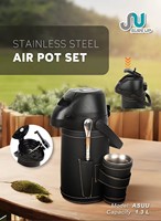 Ensemble de Yerba Maté 1,3 L en Acier Inoxydable avec Housse en Cuir, Tasse à Maté et Paille, Bouteille Isotherme à Double Paroi pour Voyages en Extérieur