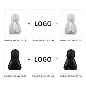 Durag à longue queue en maille respirante, bandanas à larges sangles, bonnet de chimiothérapie pour hommes et femmes, <span class=keywords><strong>bandana</strong></span> ethnique - Product Image 2