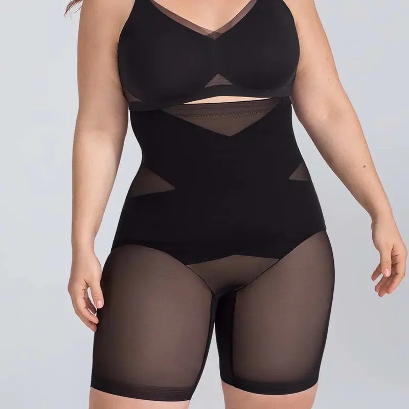 Nouveau Cross Compression Ab Shaping Pantalon Minceur Shorts Contrôle Du Ventre Corps Shaper Taille Haute Shapewear Invisible Sous-Vêtements