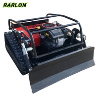 Harga terbaik Robot Mini Crawler Remote Control pemotong rumput LM-860 dengan sekop salju ember