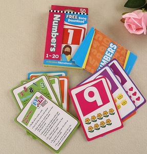 Aangepaste Afdrukken Educatieve Woorden Leren Kinderen Ring Flash Kaarten Speelkaarten Gemaakt In China - Product Image 4