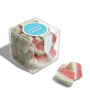 Best Selling Square Clear Candy Bins For Food Acrylic Candy Box With Lid