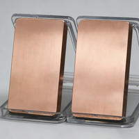 Barres de cuivre pur 999 de 1 kg, 1, 5, 10 oz, vierges, à haute relief, pour fabricants sur mesure, barres de lingot de 1 kilo à vendre