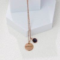 Collier tendance pour femme en acier inoxydable plaqué or avec pendentif initial, cadeaux d'anniversaire personnalisés pour maman, bijoux en dropshipping