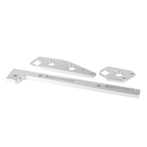 Aluminum Throttle Valve <b>Bracket</b> 551447 For Intake Manifold Replacement Repair Parts <b>Silver</b> Color - Product Image 1