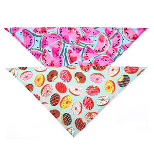 <strong>Wholesale</strong> <strong>Custom</strong> <strong>Dog</strong> <strong>Bandana</strong> Triangle Pet Neckerchief Cotton/Polyester Personalized Double Layer Solid Pattern <strong>Dog</strong> Saliva - Product Image 6