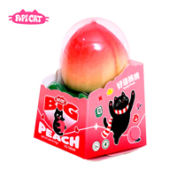 Bubuk Es Krim Buah PoPI CAT Stroberi Mangga Persik Bentuk 3D Rasa Buah Laris Manis Tren Viral Media Sosial untuk Ritel Premium