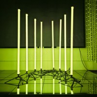 Tubo de luz LED de 1,5 M para exteriores DMX RGB, iluminación de escenario, Programa de píxeles 3D, luces de pie para decoración de club nocturno