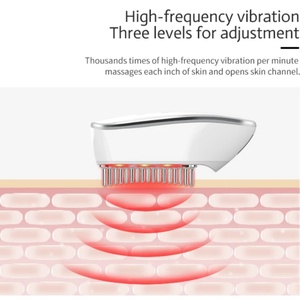 Custom logo EMS Electric Rechargeable Hair <b>Scalp</b> <b>Massage</b> Devices Head Massager <b>Brush</b> - Product Image 5