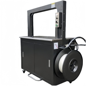 High-Speed Automatic 5MM PP Belt Cardboard Wrapping Packing Baler Packaging Box Strapping <b>Binding</b> Bundling <b>Machine</b> for Carton - Product Image 4
