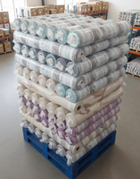 Tissu sergé en polyester pour textile de maison, prix usine, 120 g/m², 260 cm de large, imprimé, pour draps de lit en pongé
