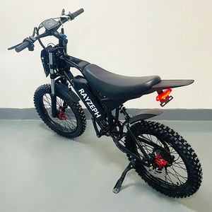 Vélo de montagne électrique tout-terrain à suspension intégrale, frein à disque hydraulique, 52V25Ah, 7 vitesses SHIMANO, pour la ville et les trajets quotidiens, fabriqué en usine OEM - Product Image 1