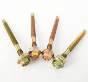 DIN7504K 14 # vis à tête hexagonale auto-perceuse vis à tête hexagonale auto-perceuse avec fixation de rondelle en PVC - Product Image 4