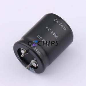 ตัวเก็บประจุแบบอิเล็กโทรไลต์อะลูมิเนียมแบบ Snap-in รุ่น ELX2WM121P30KT ชนิด Through-hole (THT) ขนาด D25xL30 มม. 25 มม. 30 มม. - Product Image 2