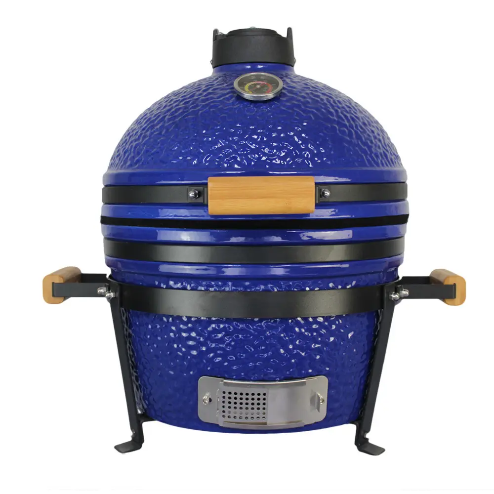 Eier Kamado Holzkohle Grill Keramik Raucher bbq rauchfreier Grill 13 Zoll Holzkohle bbq Grill