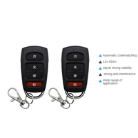Fanwell 433mhz Code d'apprentissage Télécommande universelle d'ouvre-porte de garage