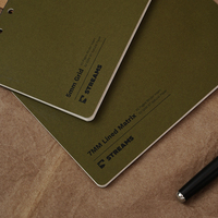 Inserts de planificateur esthétiques avec logo personnalisé, recharge pour classeur 6 trous, papier ligné quadrillé 5 mm