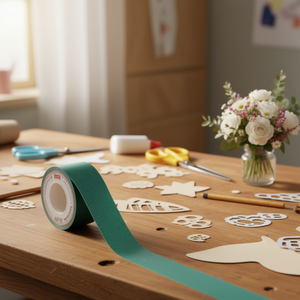 เทปตกแต่งอิลัน 3.8 ซม. x 3.5 ม. สีเขียว สำหรับงานประดิษฐ์และตกแต่ง - Product Image 2