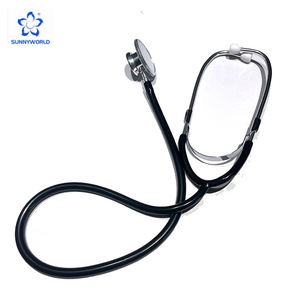 Nuevo Estetoscopio de Cardiología y Pulmonar de Rango <span class=keywords><strong>Completo</strong></span>, con Doble Cabeza, Campana de Latón y Diafragma Plano - Product Image 2