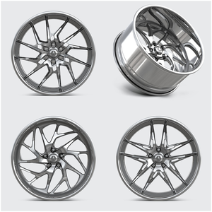Rines Forjados SJ 6x139.7 5x114.3 5x120 5x112 en Oro y Negro de <span class=keywords><strong>18</strong></span>, 19, 20, 21 y 22 Pulgadas para BMW M4, <span class=keywords><strong>Maserati</strong></span> <span class=keywords><strong>MC20</strong></span>, Lamborghini Aventador - Product Image 6