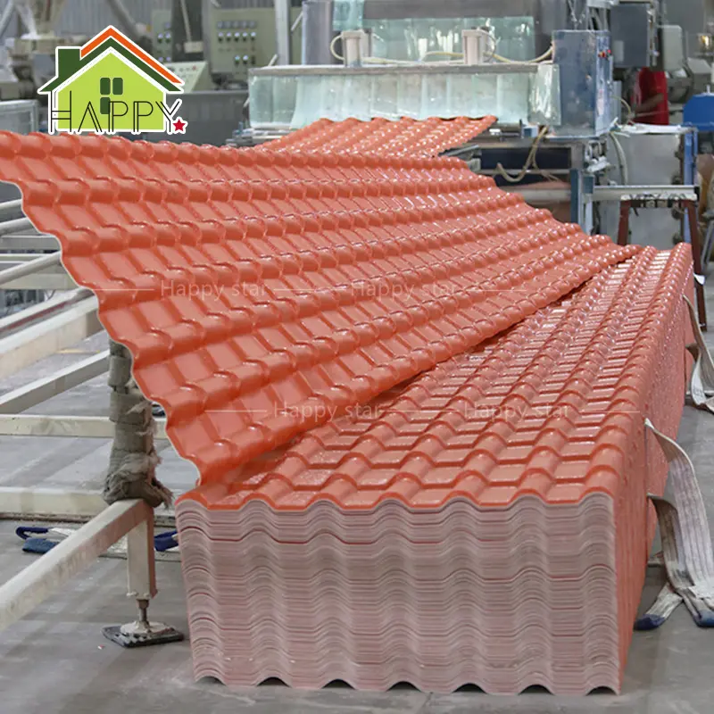 새로운 건축 자재 asa upvc pvc 컬러 플라스틱 루핑 시트 더블 로마 지붕 타일 가격 지붕 타일 가격 필리핀