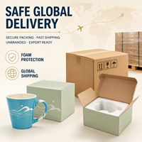 Servicio Completo de Fabricación de Tazas de Cerámica con Diseño de Marca, Listas para Regalo, Exportación a Granel, Venta al por Mayor para Empresas de Eventos de Comercio Global