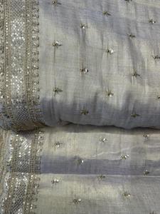 New Erode Tissue Border Butti Design New Fabric top selling beautiful fabric - Product Image 2